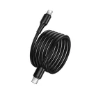 USB-C - USB-C Hoco 3A 60W 1 m X120 fekete Kábel