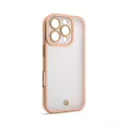 iPhone 11 Selymes Arany tok rózsaszín tok