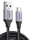 Ugreen USB-USB-C QC3.0 kábel 0.25 m (fekete)