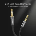 Ugreen AV119 3.5mm-es AUX jack kábel 3m (fekete)