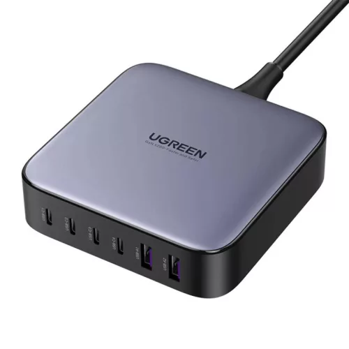 Ugreen CD271 asztali hálózati töltő adapter 2xUSB-A, 4xUSB-C, GaN, 200W