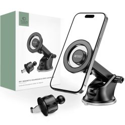   Tech-Protect N51 Műszerfalra és Szellőzőre Szerelhető MagSafe-es Autós Tartó fekete