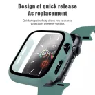 Apple Watch 45mm szilikon óraszíj és tok sötétkék