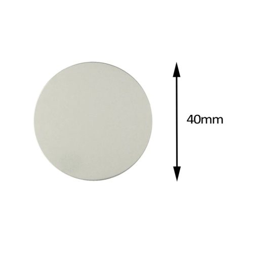 Mágnesezhető fém körlap mágneses telefontartóhoz ezüst