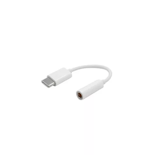 Xiaomi gyári USB-C - 3.5mm jack átalakító adapter fehér (DAC chip)