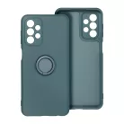Samsung Galaxy A54 5G Forcell Szilikon ring tok zöld