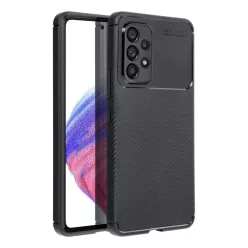   Samsung Galaxy A54 5G Carbon Premium szénszál mintájú TPU tok fekete