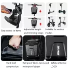 Wildman TS9 vízálló táska elektromos rollerhez/robogóhoz 2,5L fekete