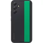 Samsung Galaxy A54 5G gyári szilikon tok zöld pánttal fekete (EF-XA546CBEGWW)