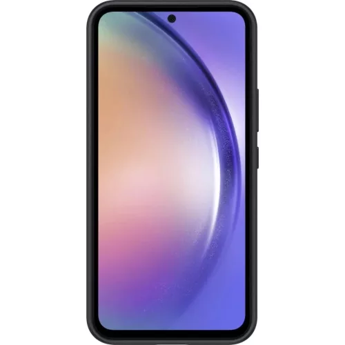 Samsung Galaxy A54 5G gyári szilikon tok zöld pánttal fekete (EF-XA546CBEGWW)