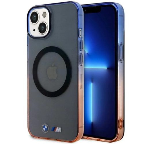 iPhone 14 Szürke BMW BMHMP14SHTGE Gradient Bumper MagSafe telefontok