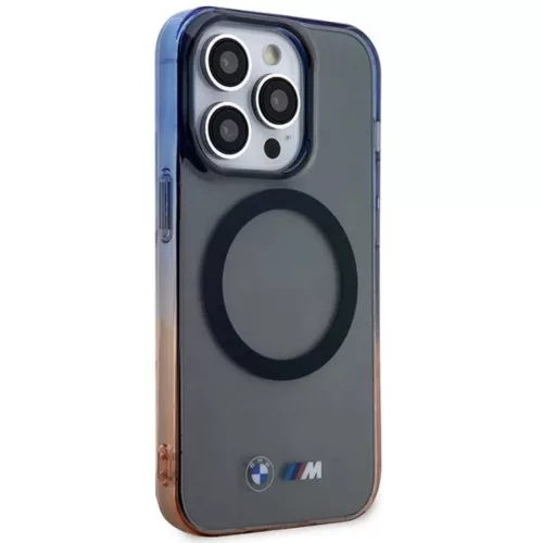 iPhone 14 Pro Max Szürke BMW BMHMP14XHTGE Gradient Bumper MagSafe tok