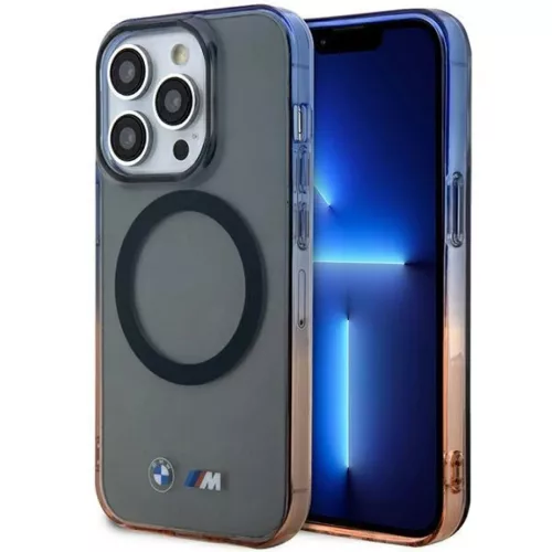 iPhone 14 Pro Max Szürke BMW BMHMP14XHTGE Gradient Bumper MagSafe tok