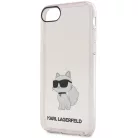 iPhone 7/8/SE 2020/SE 2022 Karl Lagerfeld KLHCI8HNCHTCP Ikonik Choupette tok rózsaszín