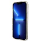 iPhone 14 Guess PC/TPU Flowers IML MagSafe kompatibilis tok rózsaszín (GUHMP14SHCFWSP)