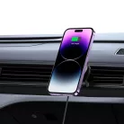 Tech-Protect MM15W-V5 Mágneses MagSafe kompatibilis autós telefontartó vezeték nélküli töltéssel 15W fekete
