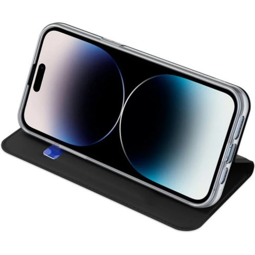 iPhone 15 Pro Max Dux Ducis Skinpro fliptok fekete