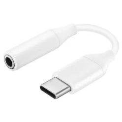   Samsung gyári USB-C - 3.5mm jack átalakító adapter fehér (EE-UC10JUWE) DAC
