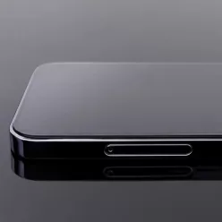   iPhone 15 Pro Max üvegfólia Wozinsky Full Glue 9H fekete kerettel tokbarát