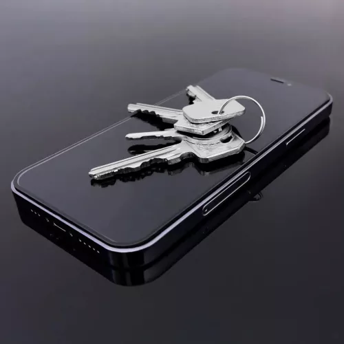 iPhone 15 Pro Max üvegfólia Wozinsky Full Glue 9H fekete kerettel tokbarát