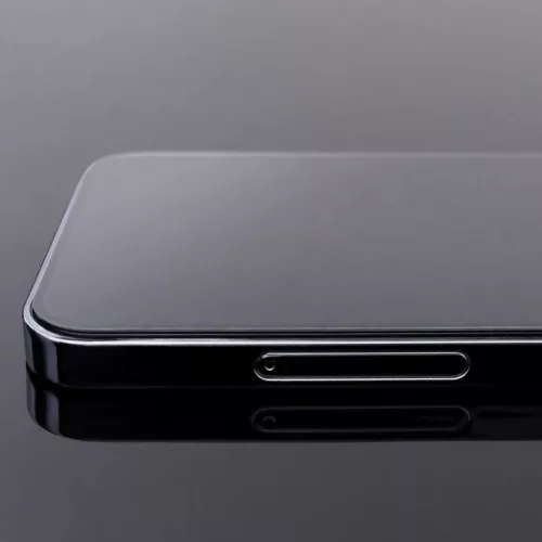 iPhone 15 üvegfólia Wozinsky Full Glue 9H fekete kerettel tokbarát