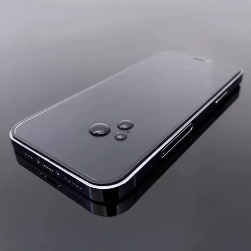 iPhone 15 üvegfólia Wozinsky Full Glue 9H fekete kerettel tokbarát
