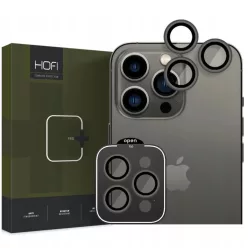   iPhone 15 Pro/15 Pro Max Hofi CamRing Pro+ kameralencse védő üvegfólia fekete