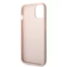 iPhone 15 Guess PU 4G Metal Logo telefontok rózsaszín (GUHCP15S4GMGPI)