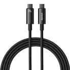 Baseus Tungsten Gold USB-C - USB-C kábel 240W 3m (fekete)