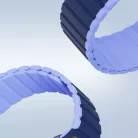 Apple Watch SE, 9, 8, 7, 6, 5, 4, 3, 2, 1 (41, 40, 38 mm) Dux Ducis Univerzális mágneses óraszíj (LD verzió) kék