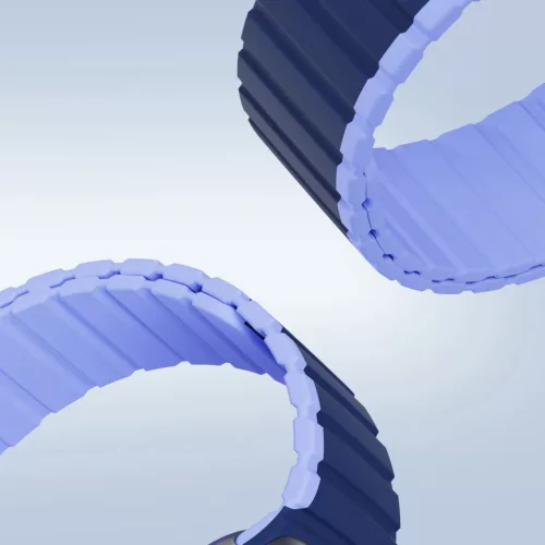 Apple Watch SE, 9, 8, 7, 6, 5, 4, 3, 2, 1 (41, 40, 38 mm) Dux Ducis Univerzális mágneses óraszíj (LD verzió) kék