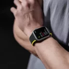 Apple Watch SE, 9, 8, 7, 6, 5, 4, 3, 2, 1 (41, 40, 38 mm) Dux Ducis Univerzális mágneses óraszíj (LD verzió) fekete-sárga