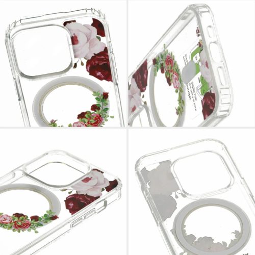iPhone 15 Pro Max Tel-Protect Flower tok MagSafe kompatibilis (design 2)