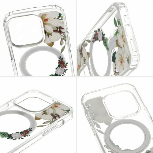iPhone 15 Pro Max Tel-Protect Flower tok MagSafe kompatibilis (design 3)