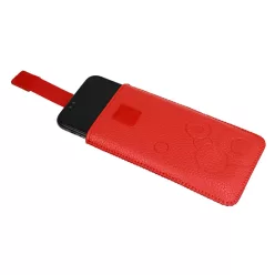   iPhone 11/12/12 Pro/13/13 Pro/14/14 Pro/Samsung S22/S23/XCover 5 Telone Deko tok piros