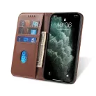 Honor 70 mágneses PU bőr fliptok kártyatartóval pánt nélküli fekete Alphajack