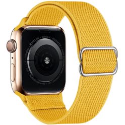   Apple Watch 1/2/3/4/5/6/7/8/9/SE (42/44/45mm) TRPH szövet óraszíj citromsárga