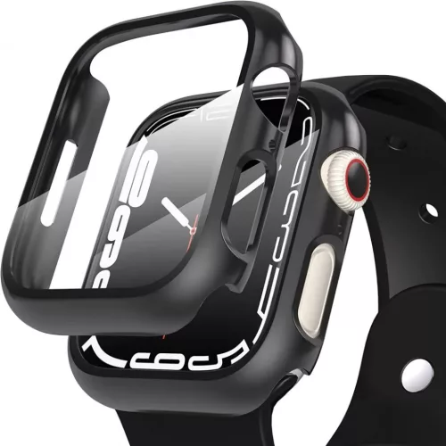 Apple Watch 4/5/6/SE 1/2/3 (40mm) Tech-Protect Defense360 tok és üvegfólia fekete