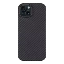   iPhone 15 Fekete Tactical MagForce Aramid tok, MagSafe kompatibilis