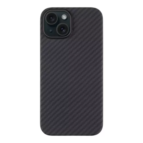 iPhone 15 Fekete Tactical MagForce Aramid tok, MagSafe kompatibilis