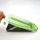 iPhone 15 Plus Wozinsky Premium Glass 9H edzett kijelzővédő üvegfólia szerelőkerettel fekete