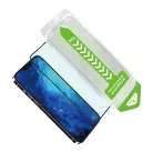 iPhone 15 Plus Wozinsky Premium Glass 9H edzett kijelzővédő üvegfólia szerelőkerettel fekete