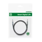 Ugreen audio kábel AUX 90 fokban döntött minijack 3,5 mm 2m kék (AV112)