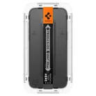 iPhone 15 Pro Max Spigen Kijelzővédő Fólia FC ''EZ FIT'' kerettel fekete (AGL06879)