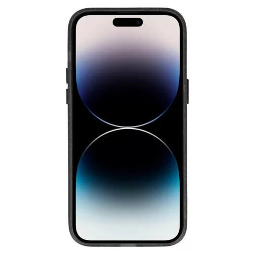 iPhone 13 Pro Max Liquid Glitter Camera tok fekete