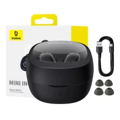 Baseus Bowie WM02 Bluetooth TWS fülhallgató OS fekete