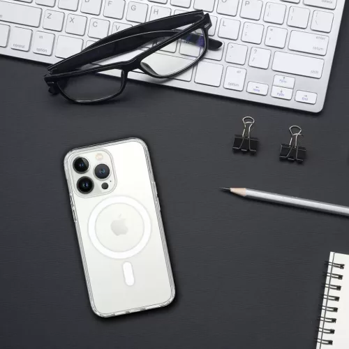 iPhone 15 Pro Acrylic MagSafe tok átlátszó