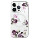 iPhone 14 Tel-Protect Flower tok MagSafe kompatibilis (design 7)