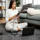 Tech-Protect Ultraboost USB - Type C kábel 66W 6A 0.5m szürke