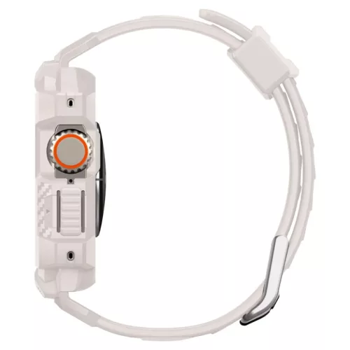 Apple Ultra 1/2 (49mm) Spigen Rugged Armor Pro szíj és tok homokszínű
